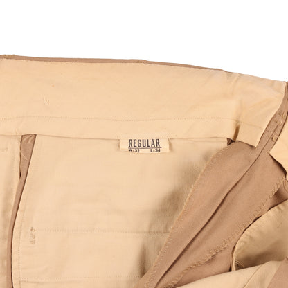 Vietnam War U.S. Army Enlisted Man's Khaki Wool Service Trousers (Size 32 x 34)