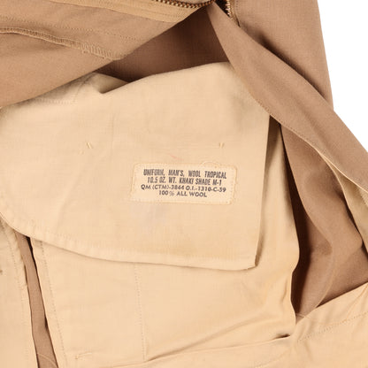 Vietnam War U.S. Army Enlisted Man's Khaki Wool Service Trousers (Size 32 x 34)