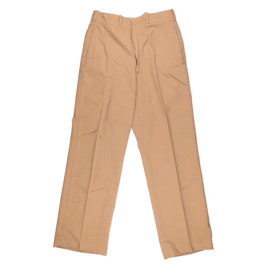 Vietnam War U.S. Army Enlisted Man's Khaki Wool Service Trousers by Sunstate Sportswear of Vienna, Inc. Size 30 x 32 (1968)