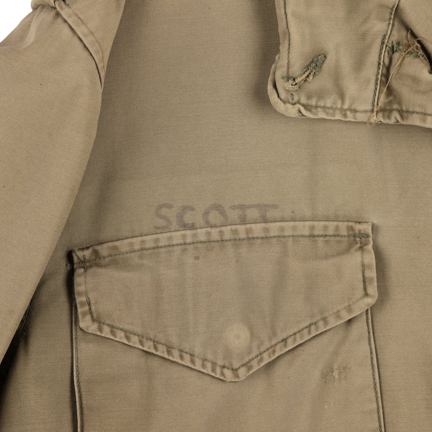 Vietnam War U.S. Army M1965 Field Jacket Named to "SCOTT"