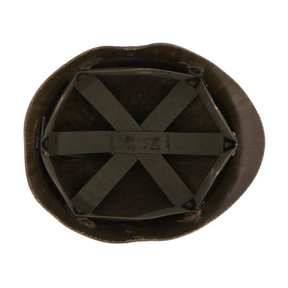 Vietnam War U.S. Firestone M-1C Paratrooper Helmet Liner Named to "Stumpy" (1967)