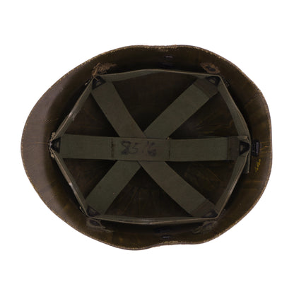 Vietnam War U.S. Firestone M-1C Paratrooper Helmet Liner Named to "Stumpy" (1967)