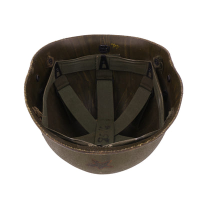 Vietnam War U.S. Firestone M-1C Paratrooper Helmet Liner Named to "Stumpy" (1967)