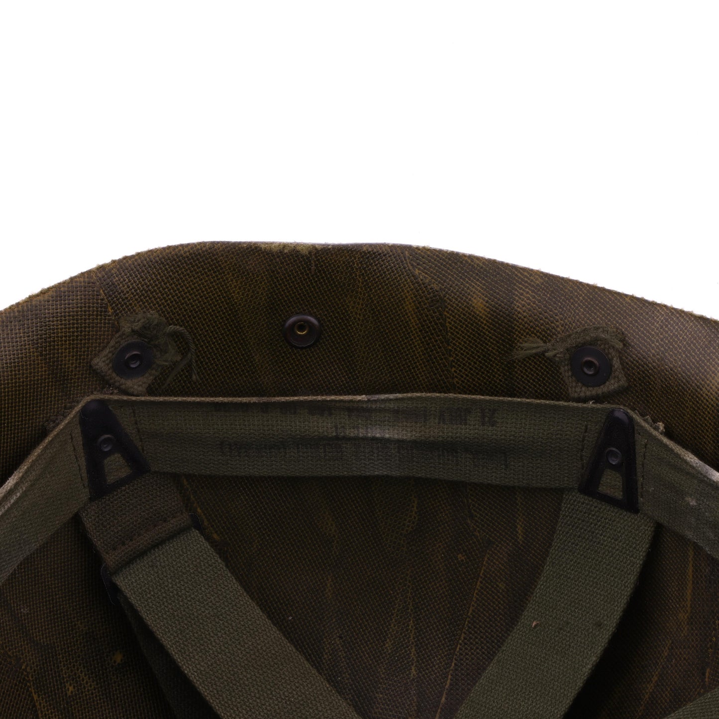 Vietnam War U.S. Firestone M-1C Paratrooper Helmet Liner Named to "Stumpy" (1967)