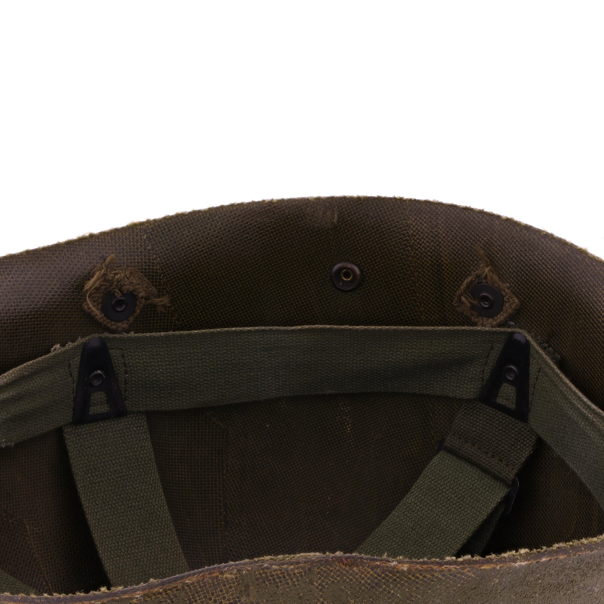 Vietnam War U.S. Firestone M-1C Paratrooper Helmet Liner Named to "Stumpy" (1967)