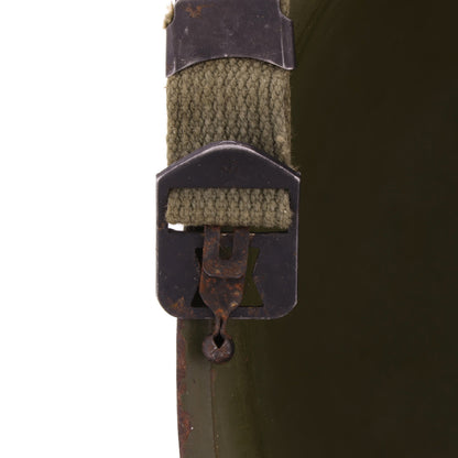 Original Vietnam War U.S. Ingersoll Swivel Loop M-1 Helmet & Liner Set with Camouflage Cover (1964-68) For Sale
