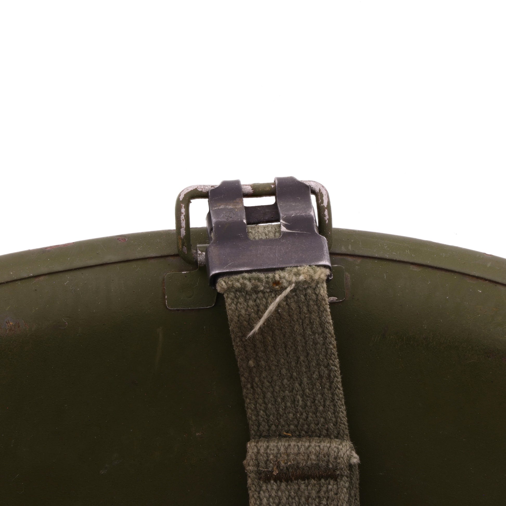 Original Vietnam War U.S. Ingersoll Swivel Loop M-1 Helmet & Liner Set with Camouflage Cover (1964-68) For Sale