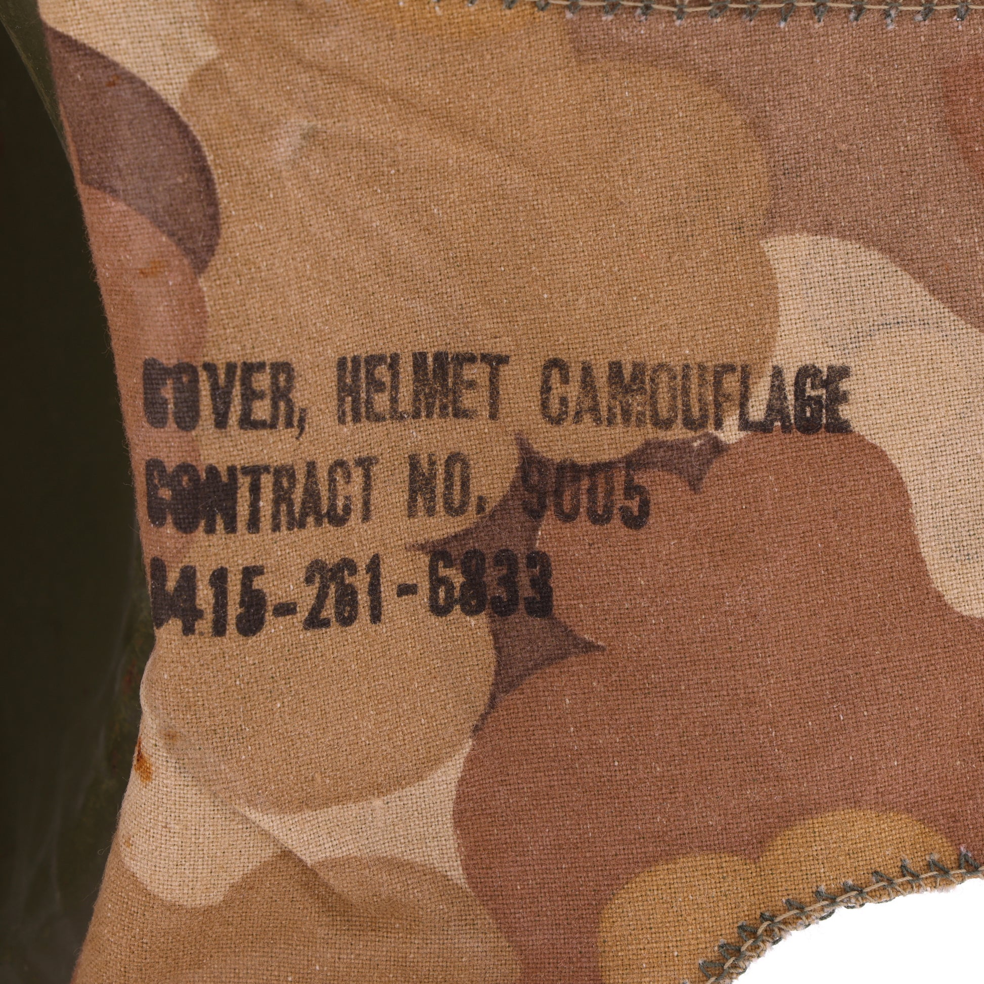 Vietnam War U.S. Ingersoll Swivel Loop M-1 Helmet & Westinghouse Liner Set with Camouflage Cover Identified to Jacques P. Waldo (1961-68)