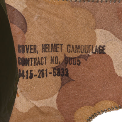 Vietnam War U.S. Ingersoll Swivel Loop M-1 Helmet & Westinghouse Liner Set with Camouflage Cover Identified to Jacques P. Waldo (1961-68)