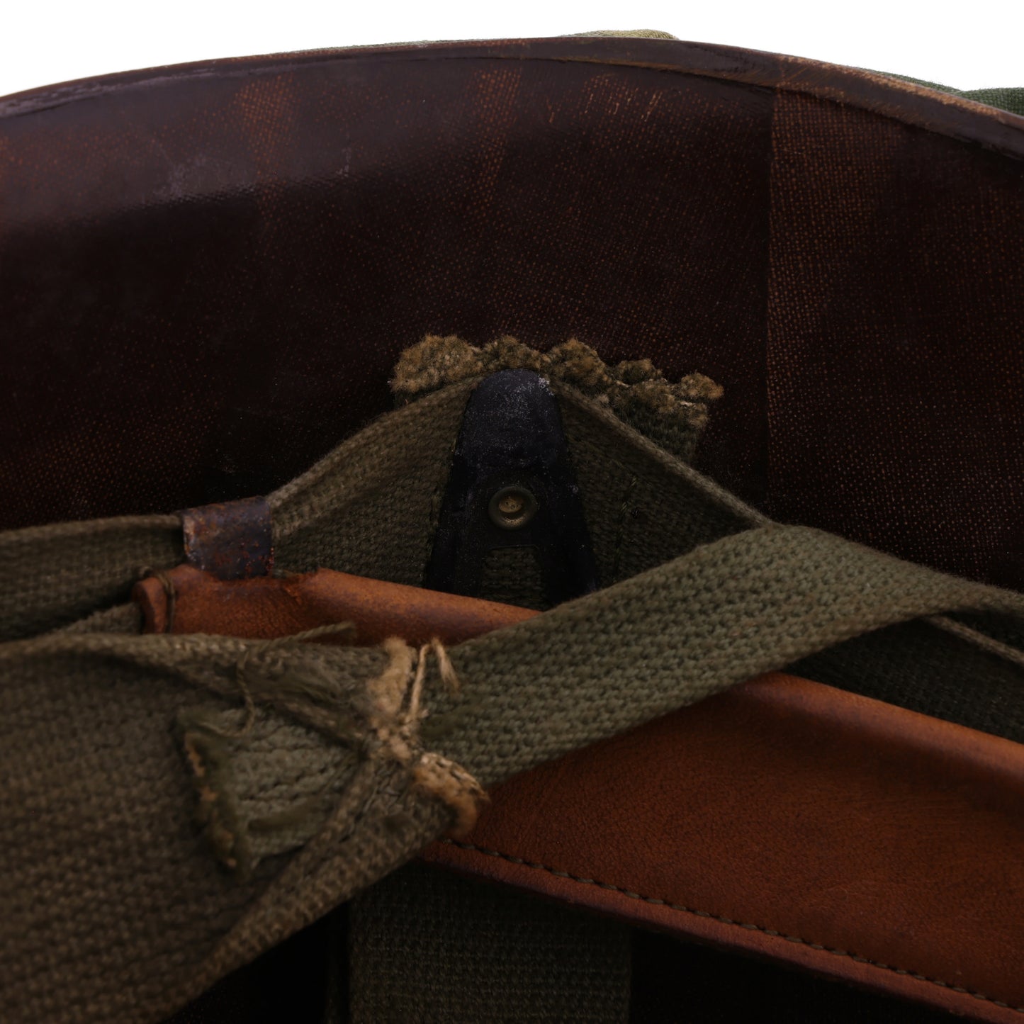 Vietnam War U.S. Ingersoll Swivel Loop M-1 Helmet & Westinghouse Liner Set with Camouflage Cover Identified to Jacques P. Waldo (1961-68)