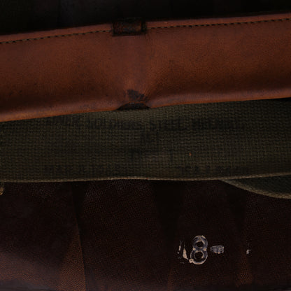 Vietnam War U.S. Ingersoll Swivel Loop M-1 Helmet & Westinghouse Liner Set with Camouflage Cover Identified to Jacques P. Waldo (1961-68)
