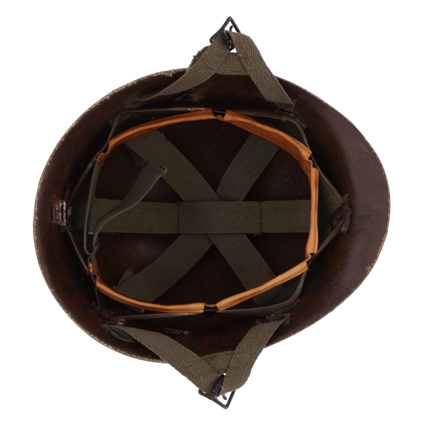 Vietnam War U.S. M-1C Paratrooper Helmet Liner with Headband (1966-67)