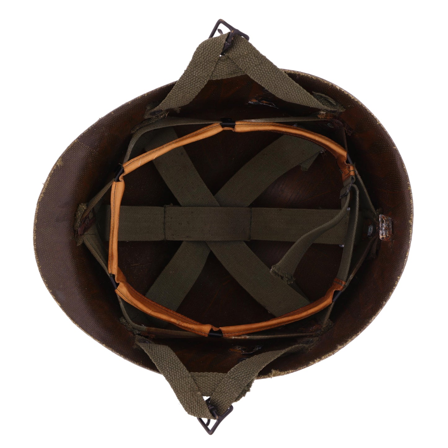 Vietnam War U.S. M-1C Paratrooper Helmet Liner with Headband (1966-67)