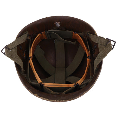 Vietnam War U.S. M-1C Paratrooper Helmet Liner with Headband (1966-67)
