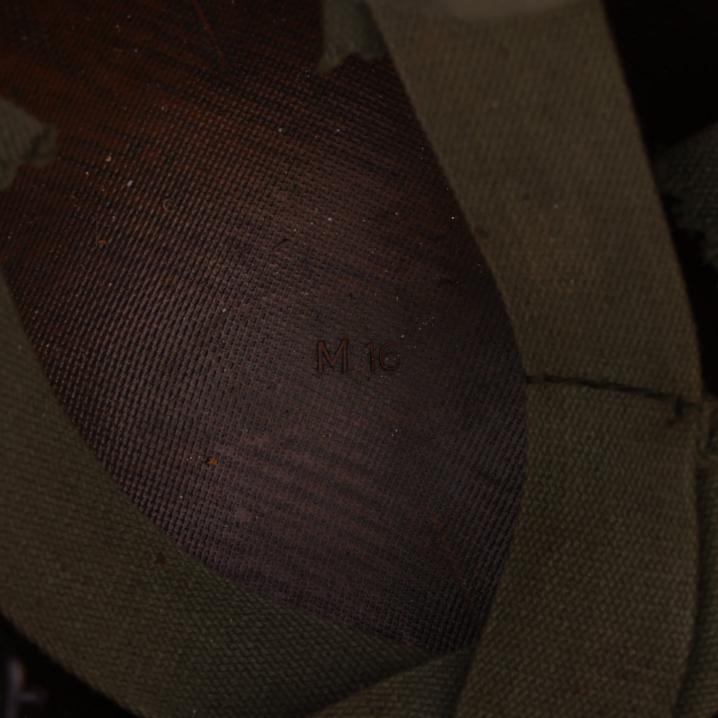 Vietnam War U.S. M-1C Paratrooper Helmet Liner with Headband (1966-67)