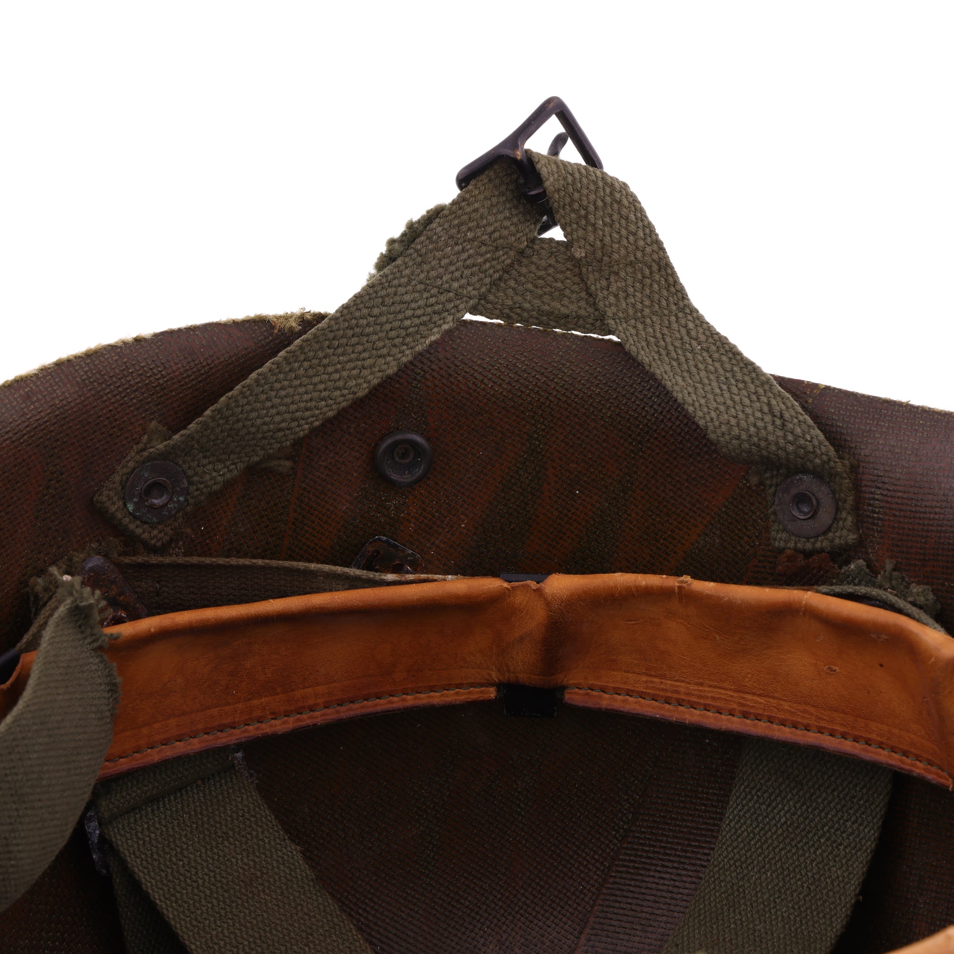 Vietnam War U.S. M-1C Paratrooper Helmet Liner with Headband (1966-67)