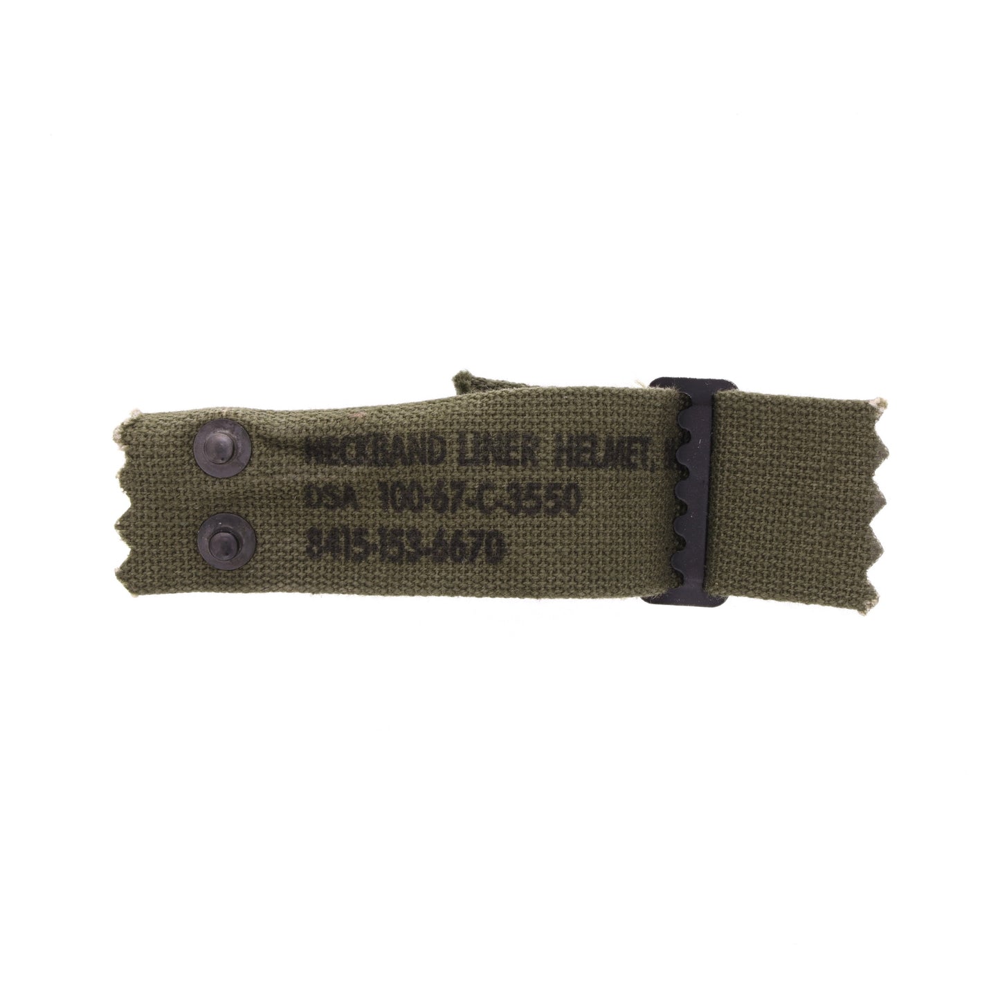 Vietnam War U.S. M-1 Helmet Liner Neckband (1967)