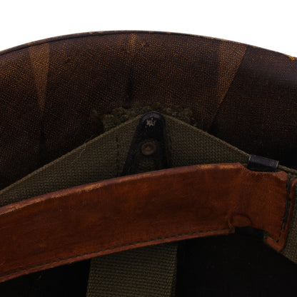 Vietnam War U.S. M-1 Helmet Liner with Headband Named to "P. C. Massie" (1966-67)