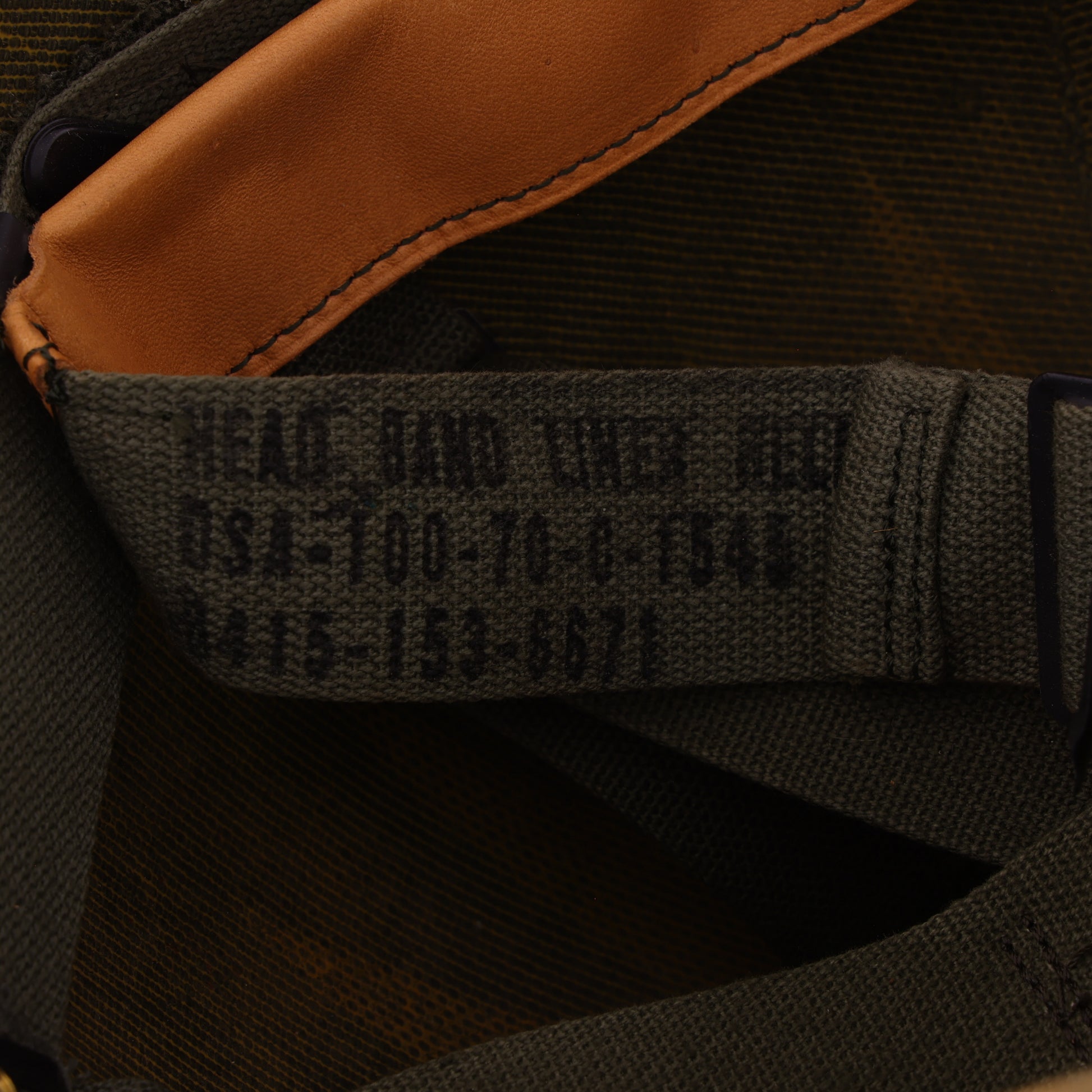 Vietnam War U.S. M-1 Helmet Liner with Headband (1964-70)