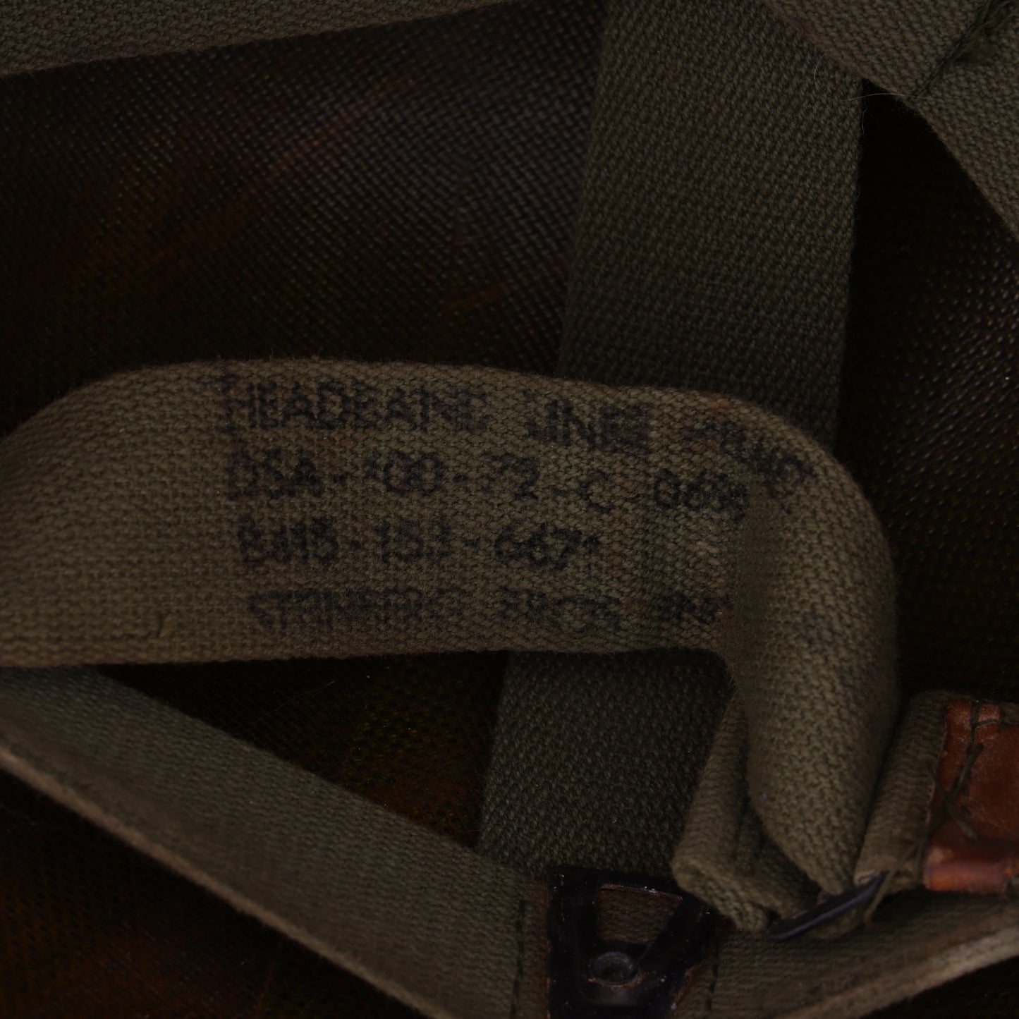 Vietnam War U.S. M-1 Helmet Liner with Headband (1969-72)