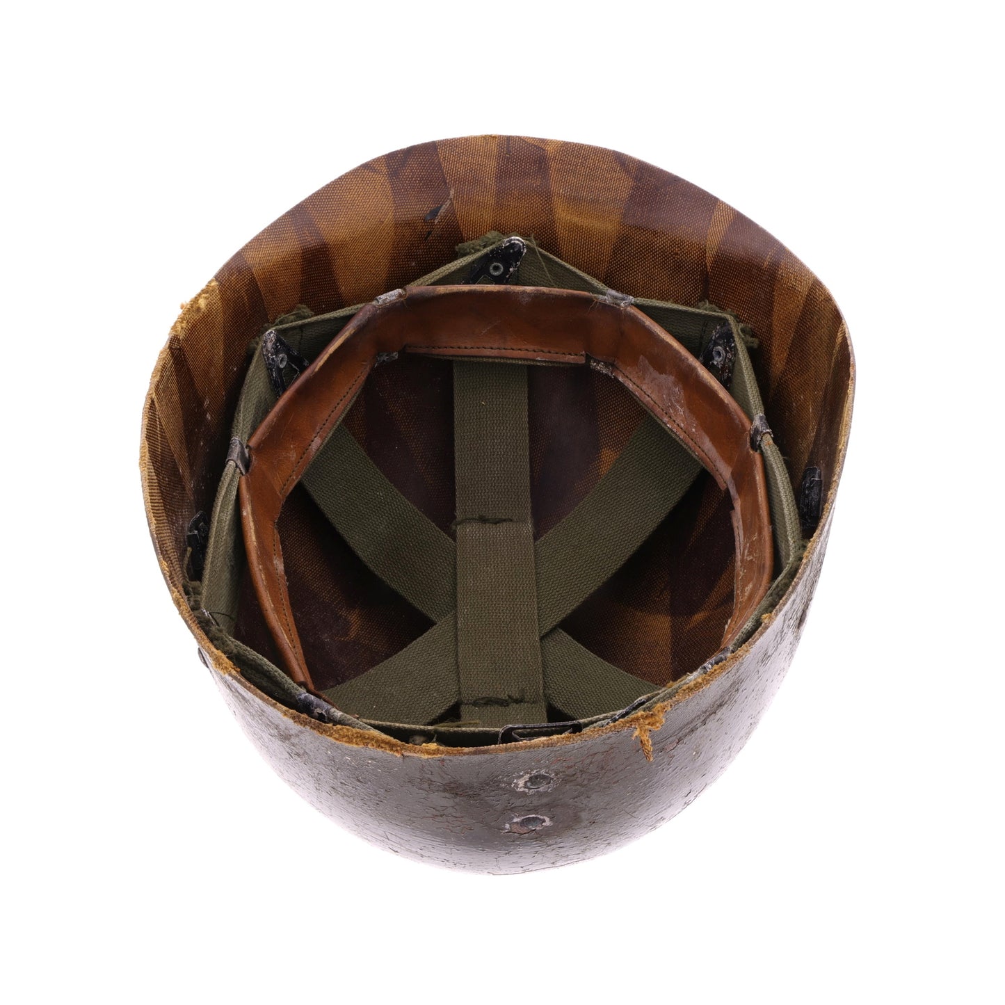 Vietnam War U.S. M-1 Helmet Liner with Headband (1969-76)