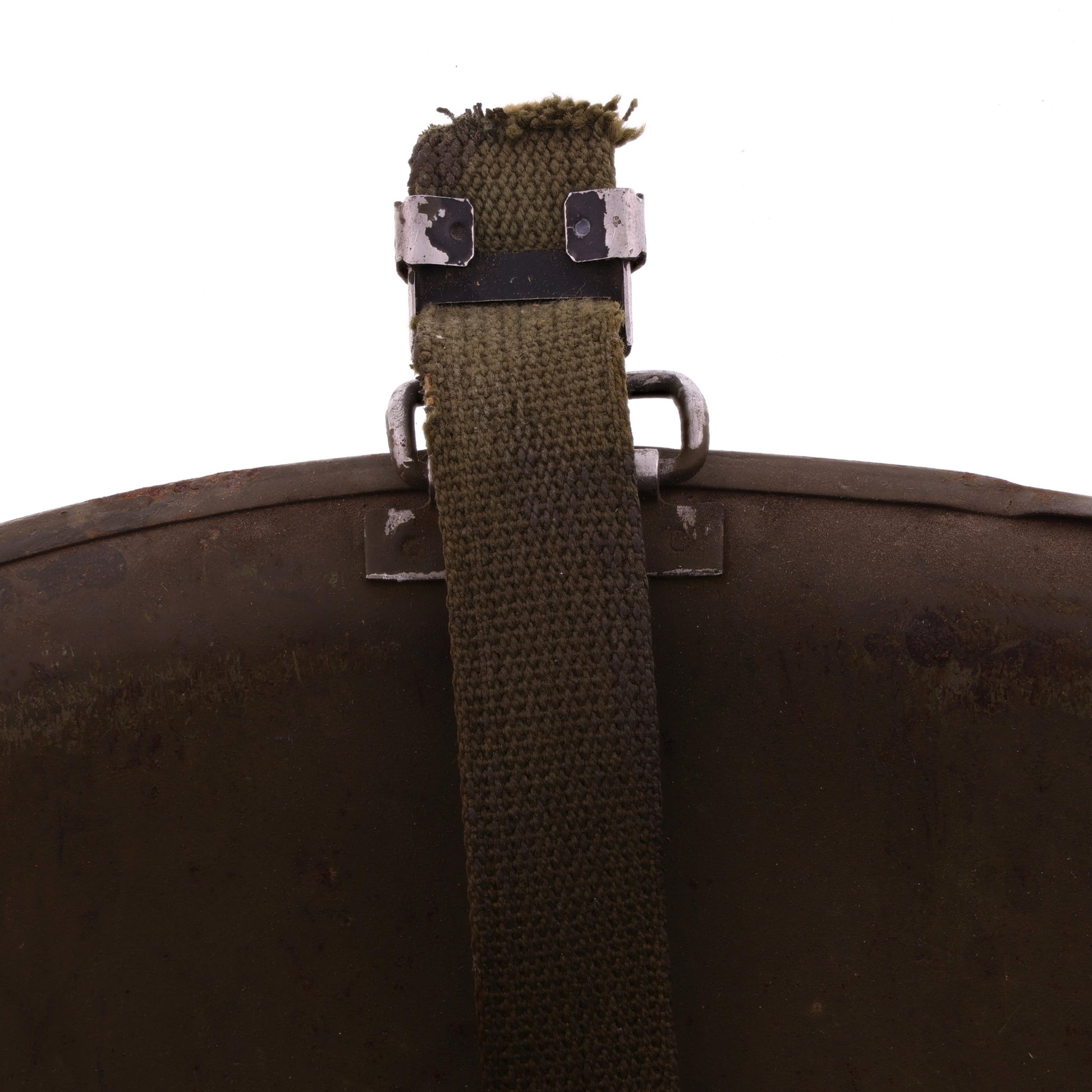 Vietnam War U.S. McCord Swivel Loop M-1 Helmet Shell with Camouflage Cover & Foliage Band (1951-69)