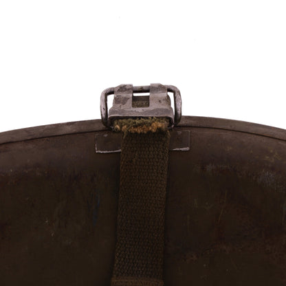 Vietnam War U.S. McCord Swivel Loop M-1 Helmet Shell with Camouflage Cover & Foliage Band (1951-69)