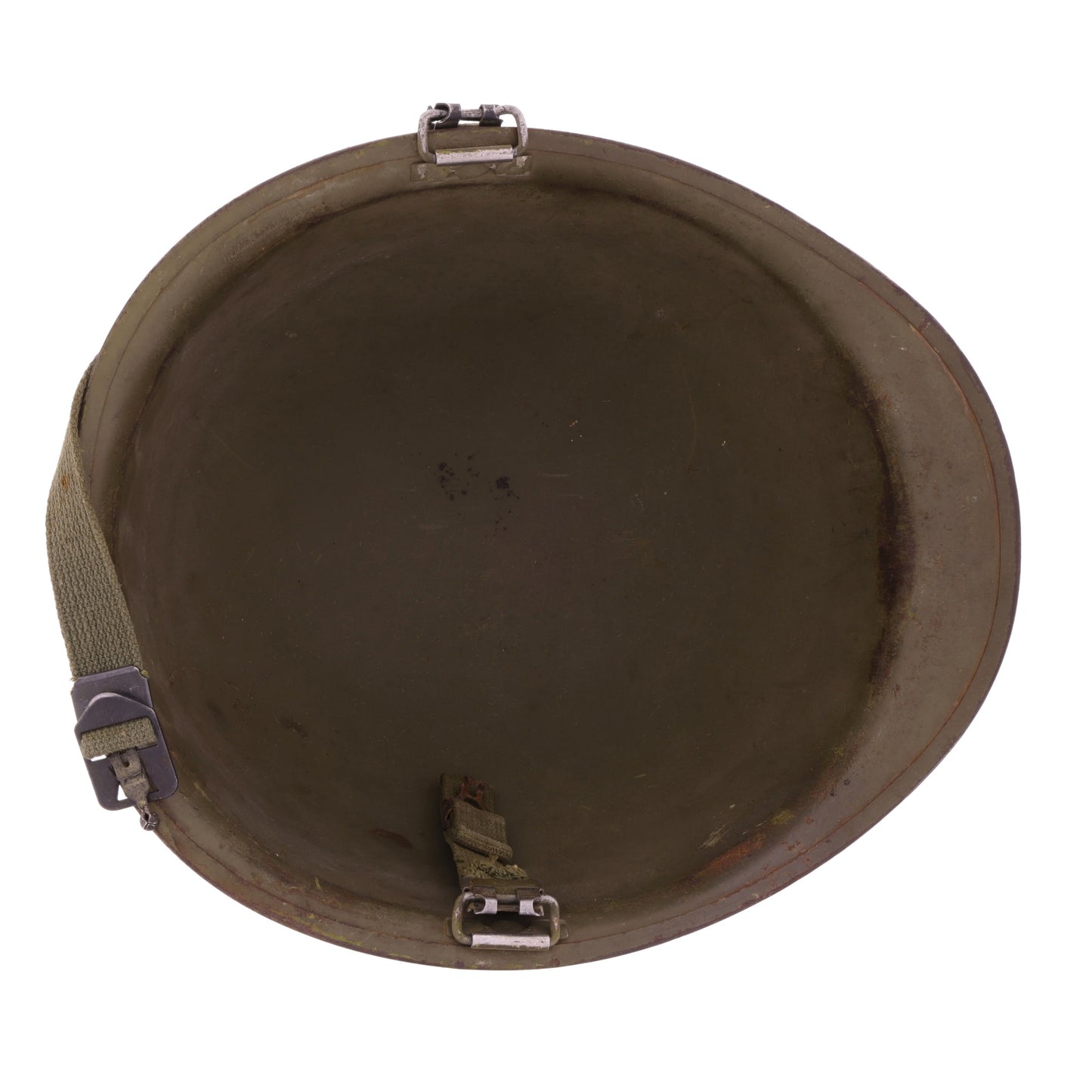 Vietnam War U.S. McCord Swivel Loop M-1 Helmet & Liner Set with Camouflage Cover Named to "Cpl. R. C. Bachman" (1951-64)