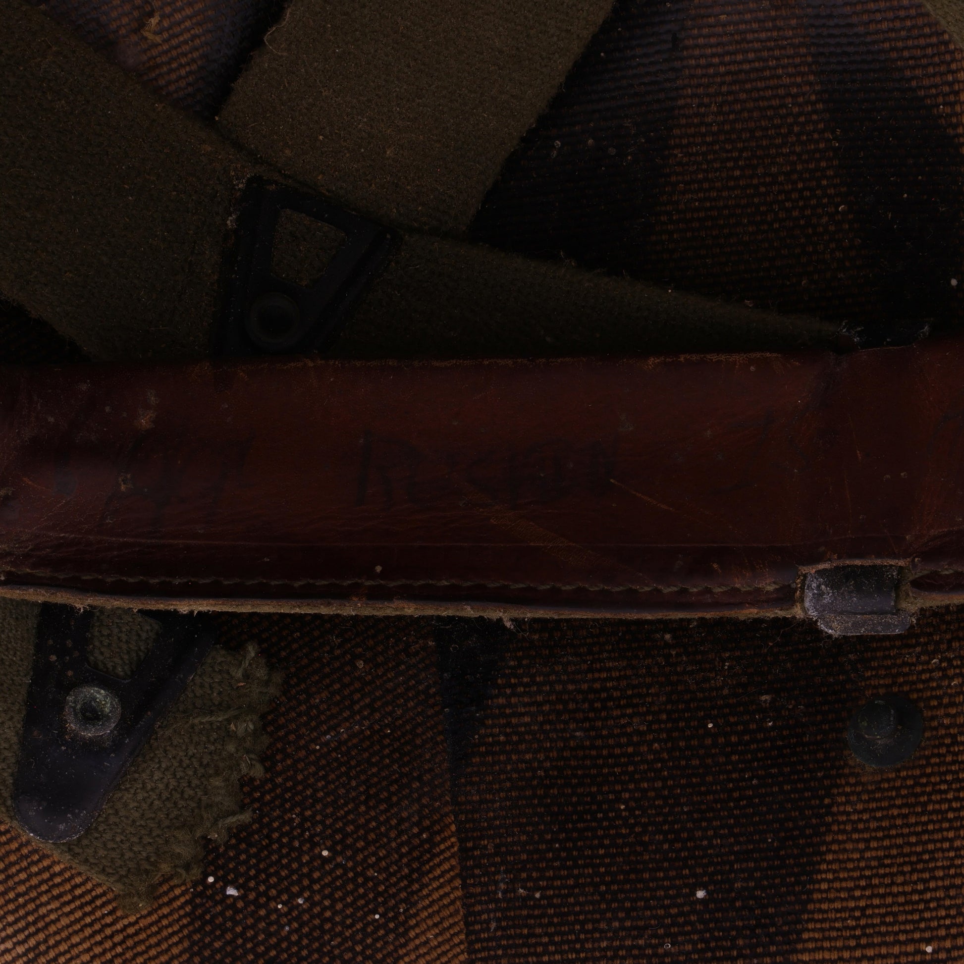 Vietnam War U.S. McCord Swivel Loop M-1 Helmet & Liner Set with Camouflage Cover Named to "Cpl. R. C. Bachman" (1951-64)