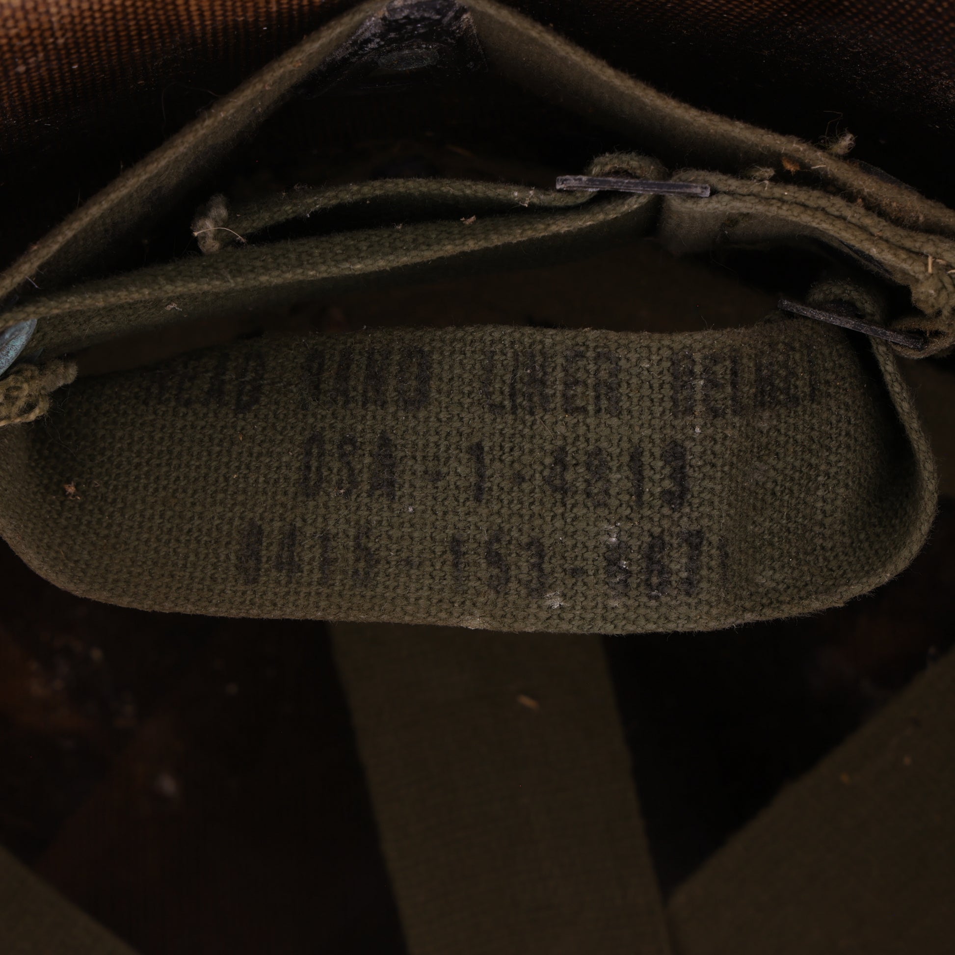Vietnam War U.S. McCord Swivel Loop M-1 Helmet & Liner Set with Camouflage Cover Named to "Cpl. R. C. Bachman" (1951-64)