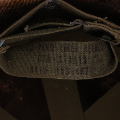 Vietnam War U.S. McCord Swivel Loop M-1 Helmet & Liner Set with Camouflage Cover Named to "Cpl. R. C. Bachman" (1951-64)