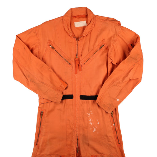 Vietnam War U.S. Navy Type II Indian Orange Flying Coveralls (Size 38 Regular)