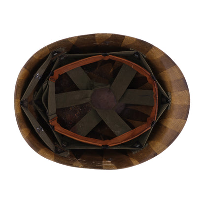 Pre-Vietnam War U.S. Westinghouse M-1 Helmet Liner with Headband Identified to SFC Marvin Eversole (1955-63)