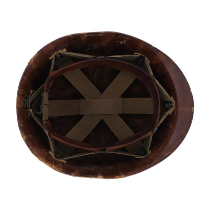 Vietnam War U.S. Westinghouse M-1 Helmet Liner with Pre-War "Sawtooth" Headband (1959-68)