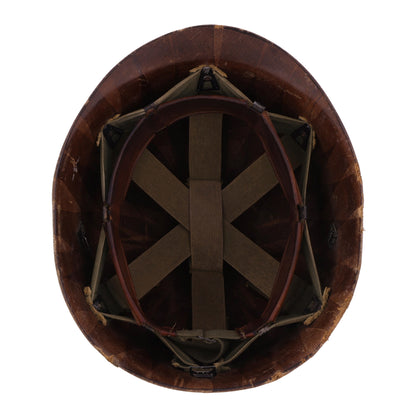 Vietnam War U.S. Westinghouse M-1 Helmet Liner with Pre-War "Sawtooth" Headband (1959-68)