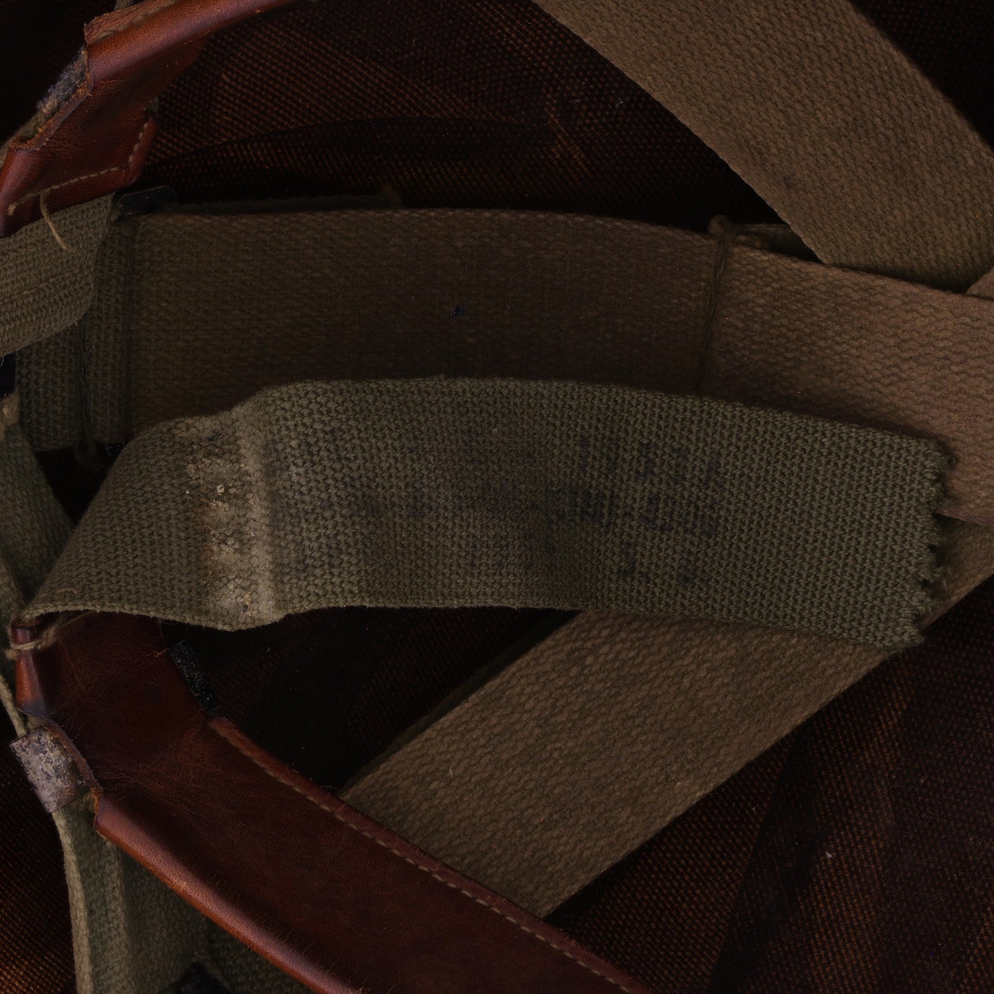 Vietnam War U.S. Westinghouse M-1 Helmet Liner with Pre-War "Sawtooth" Headband (1959-68)