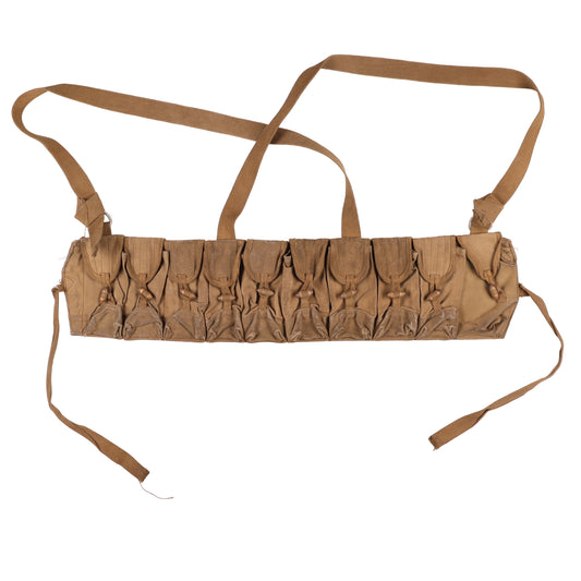 Vietnam War NVA Ammunition Bandolier for SKS Rifle (Chinese-Made)