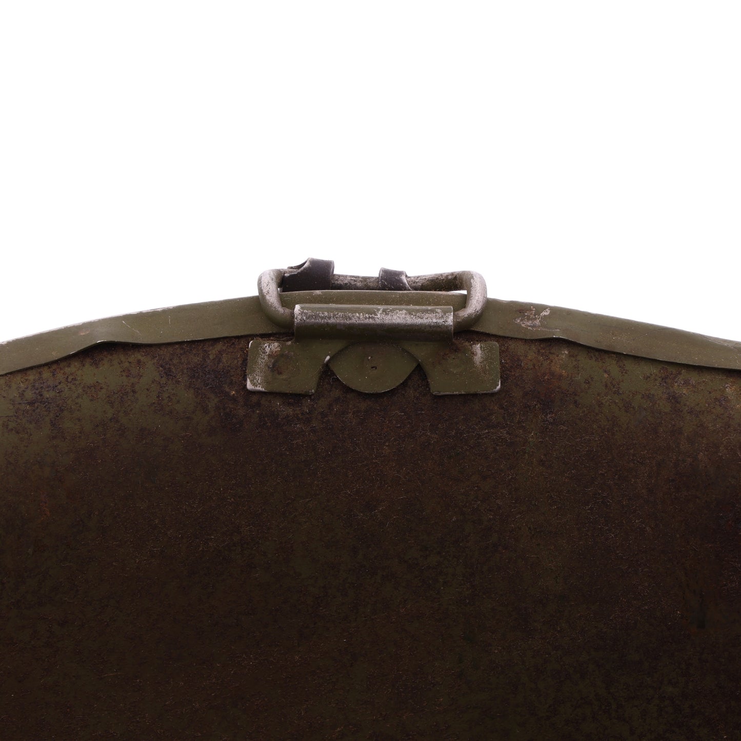 Pre-Vietnam War USMC McCord Swivel Loop M-1 Helmet & Westinghouse/Micarta Liner Set with Camouflage Cover Named to Two Different Marines (1942-59)