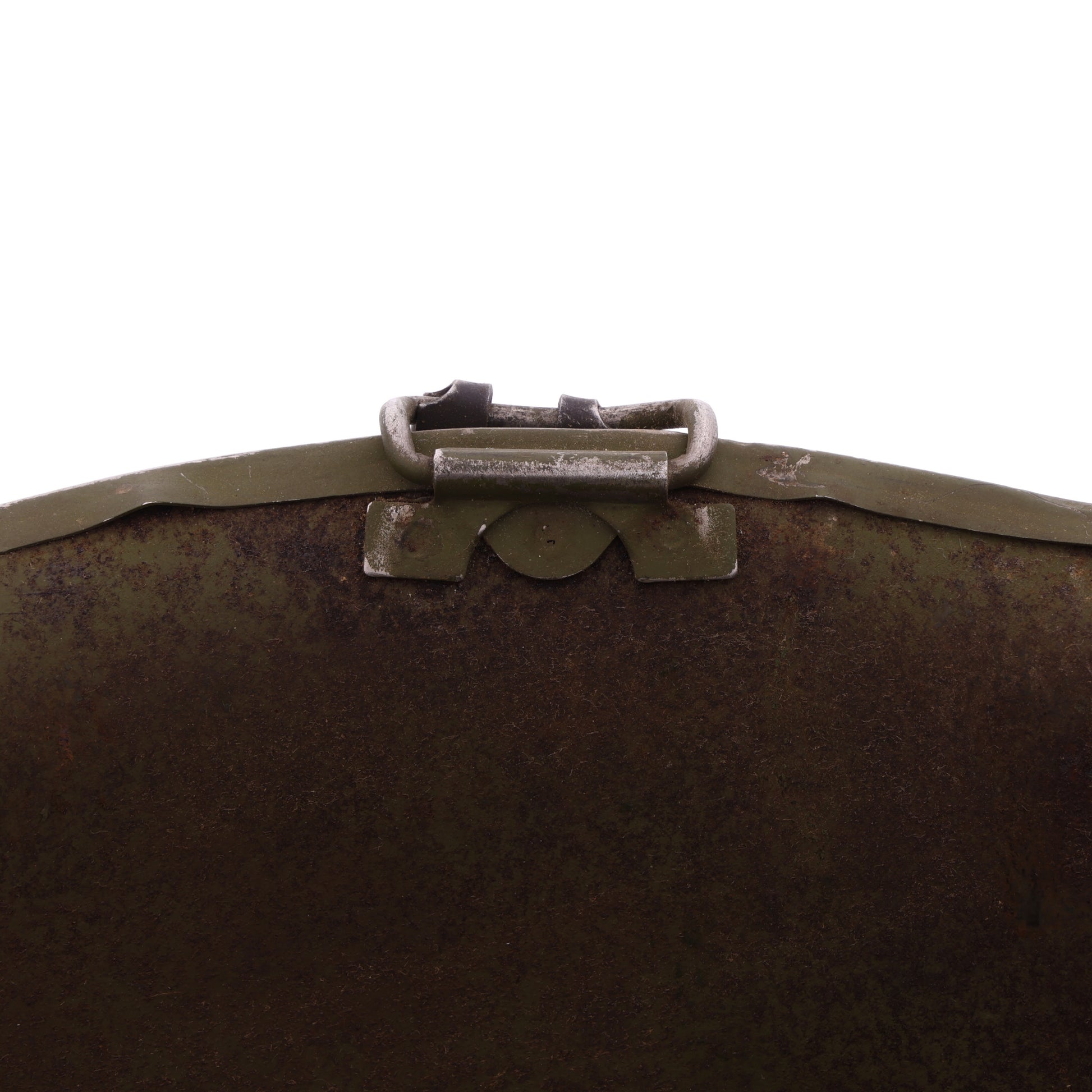 Pre-Vietnam War USMC McCord Swivel Loop M-1 Helmet & Westinghouse/Micarta Liner Set with Camouflage Cover Named to Two Different Marines (1942-59)