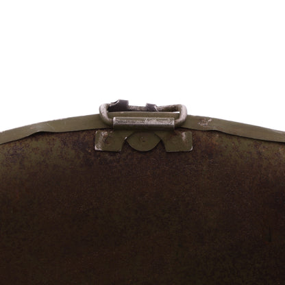 Pre-Vietnam War USMC McCord Swivel Loop M-1 Helmet & Westinghouse/Micarta Liner Set with Camouflage Cover Named to Two Different Marines (1942-59)