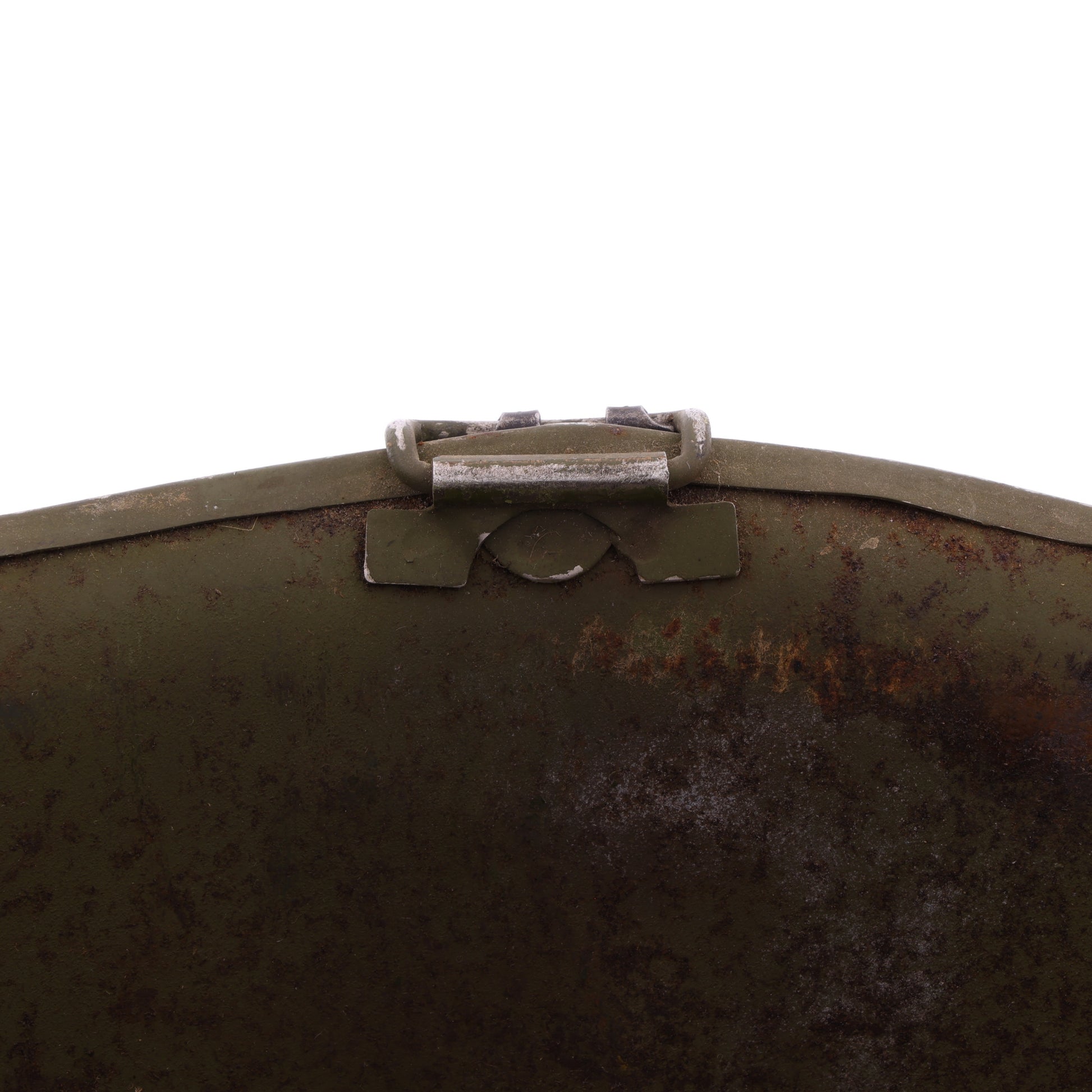 Pre-Vietnam War USMC McCord Swivel Loop M-1 Helmet & Westinghouse/Micarta Liner Set with Camouflage Cover Named to Two Different Marines (1942-59)