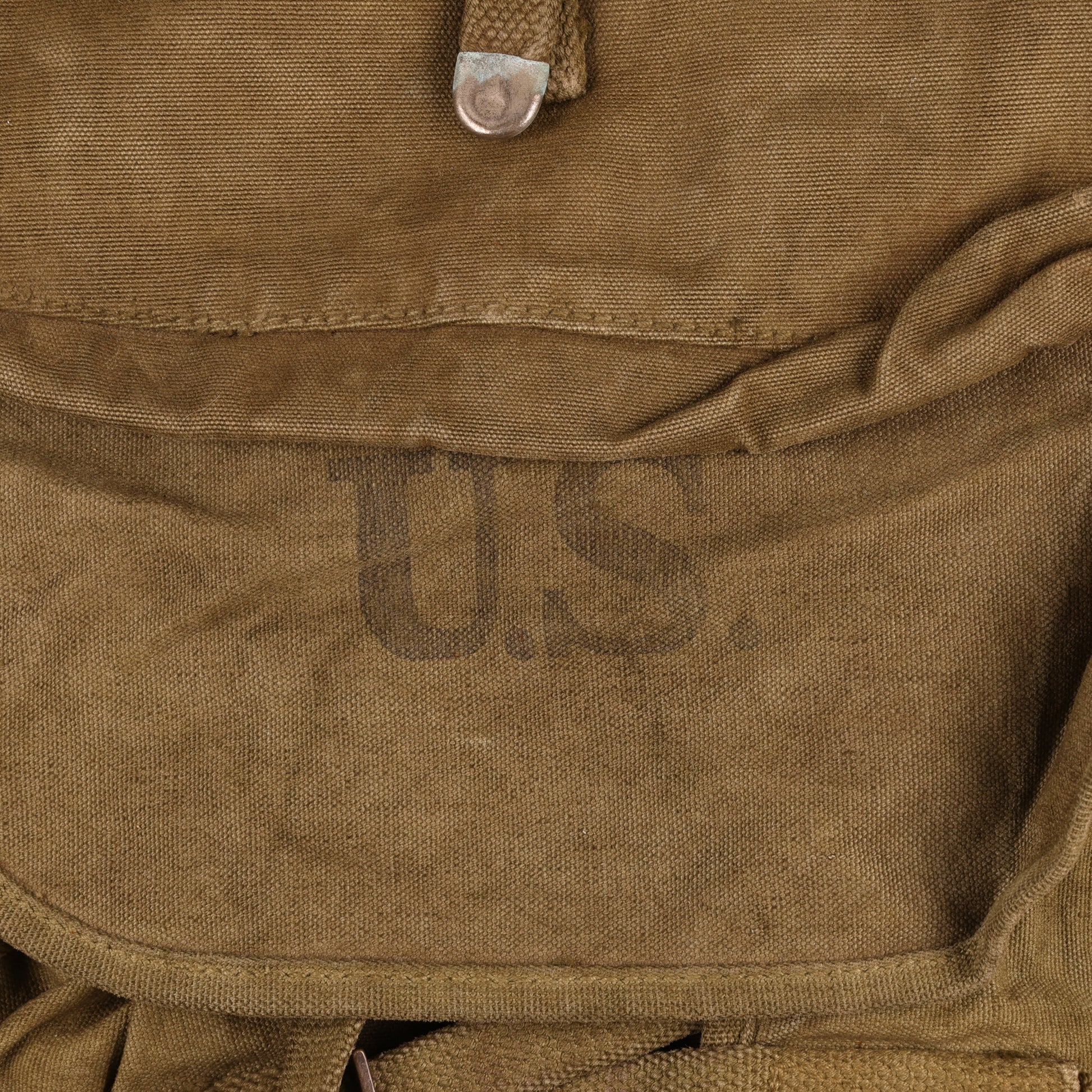 WWI-WWII U.S. M1910 Haversack by Plant Bros. & Co. Re-Dyed (1918)
