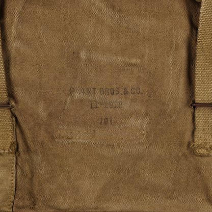 WWI-WWII U.S. M1910 Haversack by Plant Bros. & Co. Re-Dyed (1918)