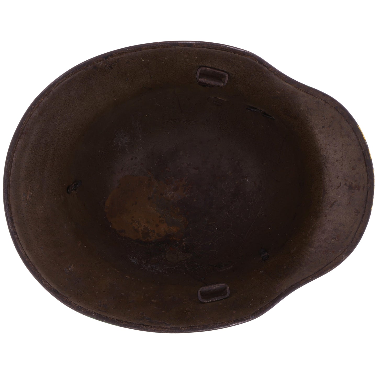 WWI Austrian M17 Helmet Shell with Souvenir Camouflage Paint & Iron Cross Insignia (Size 64)
