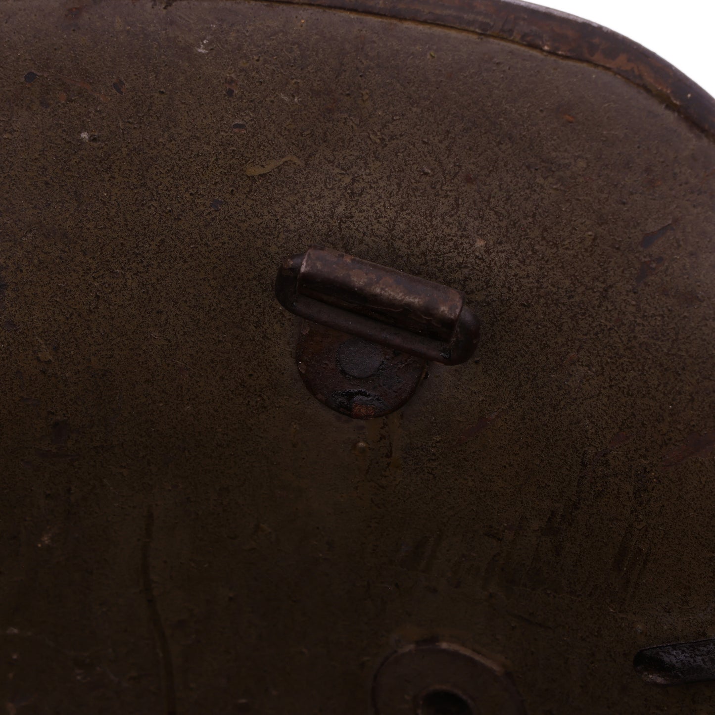 WWI Austrian M17 Helmet Shell with Souvenir Camouflage Paint & Iron Cross Insignia (Size 64)