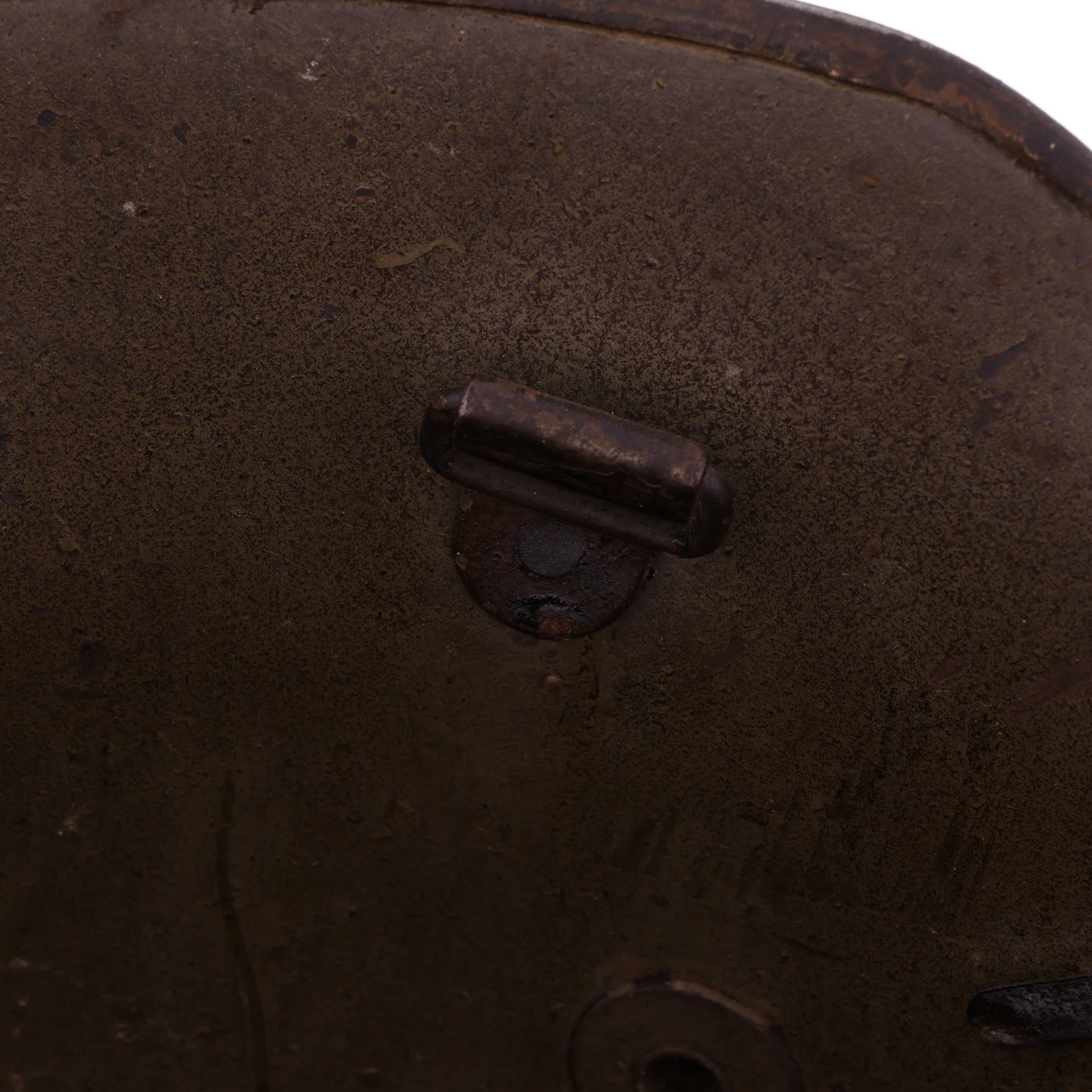 WWI Austrian M17 Helmet Shell with Souvenir Camouflage Paint & Iron Cross Insignia (Size 64)