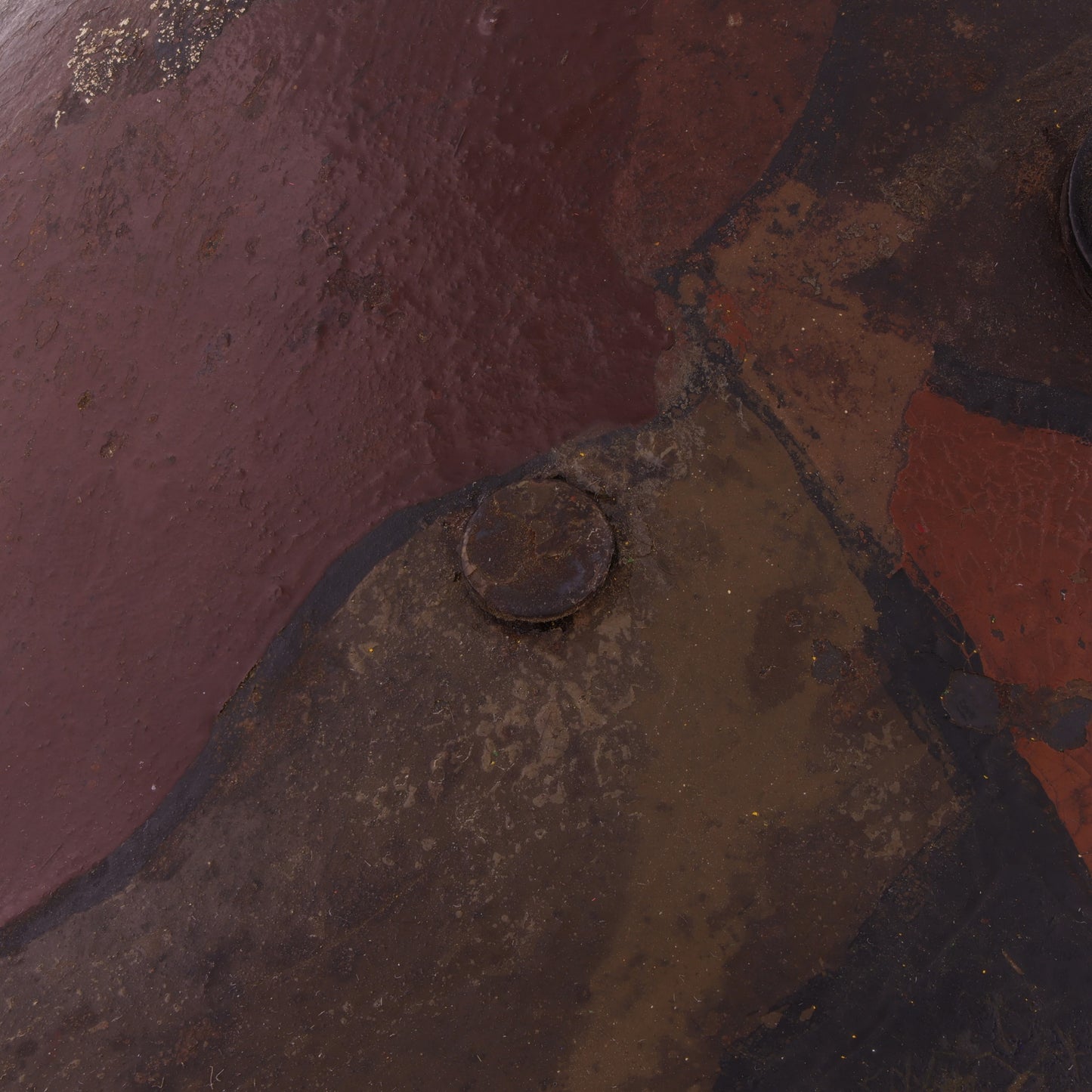 WWI Austrian M17 Helmet Shell with Souvenir Camouflage Paint & Iron Cross Insignia (Size 64)