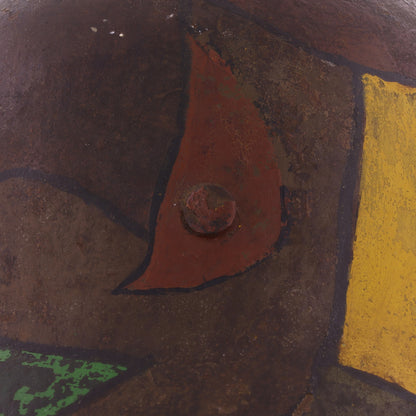 WWI Austrian M17 Helmet Shell with Souvenir Camouflage Paint & Iron Cross Insignia (Size 64)