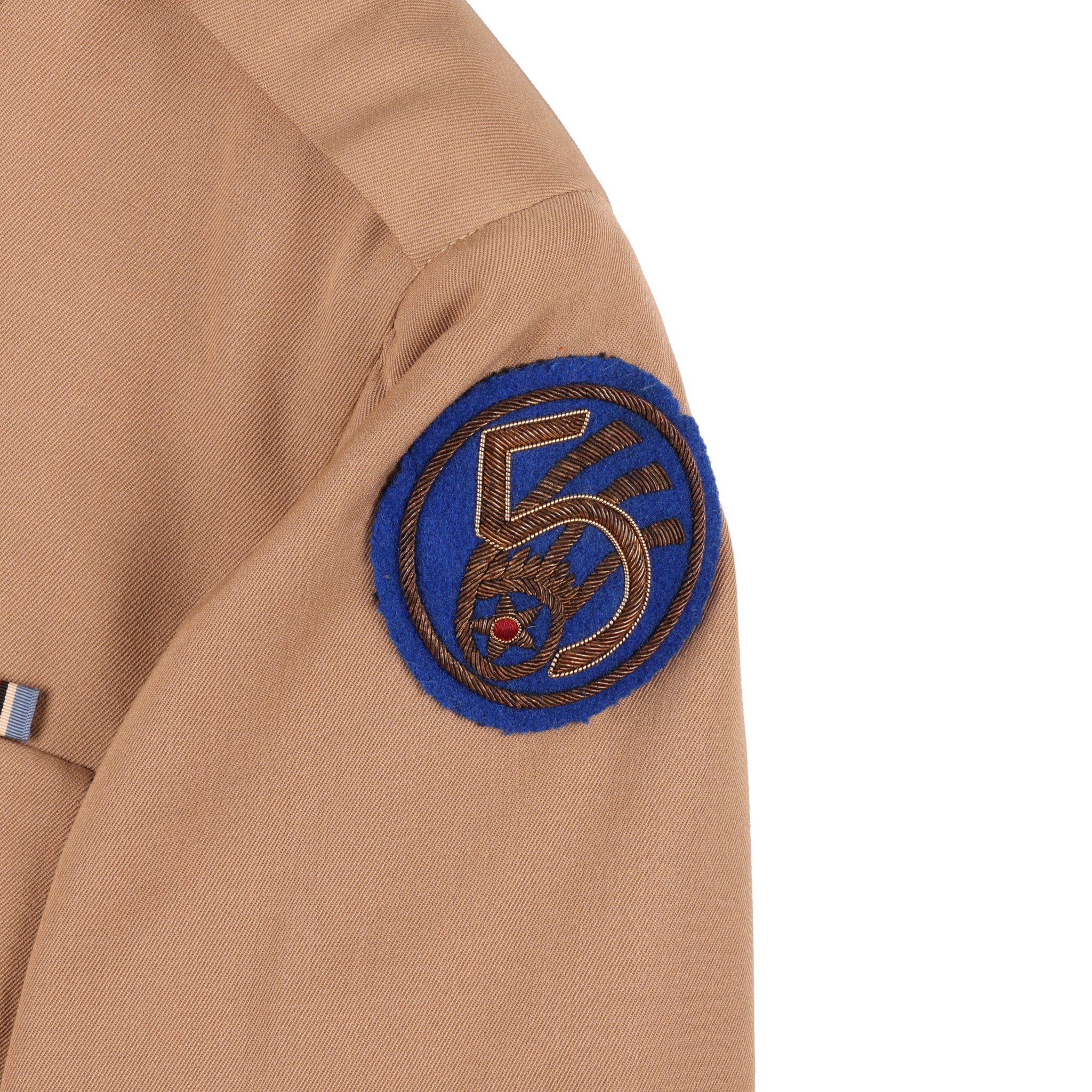 WWII-Korean War U.S. 5th Air Force Officer's Khaki Service Jacket & Trousers (Size 38R)