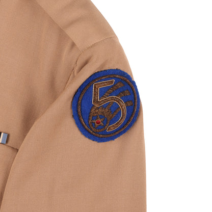 WWII-Korean War U.S. 5th Air Force Officer's Khaki Service Jacket & Trousers (Size 38R)